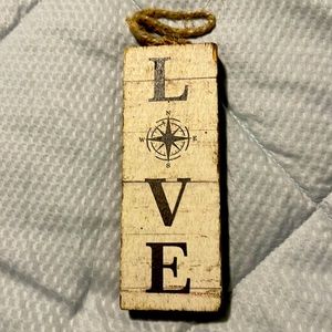 Wooden hanging sign